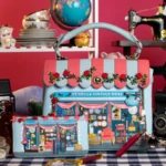Art with passion by Millie Mack - VENDULA LONDON VINTAGE ROSE Grace Bag