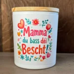 Käerzefabrik Peters -
Lantern "Mamma du bass déi Bescht!"