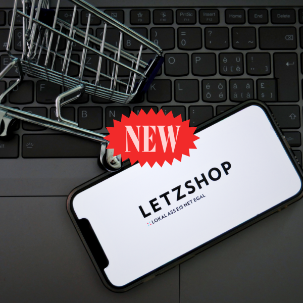 un téléphone avec le logo letzshop
